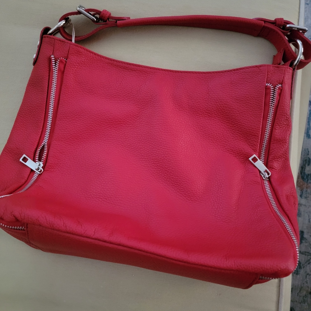 Italian Red leather bag
